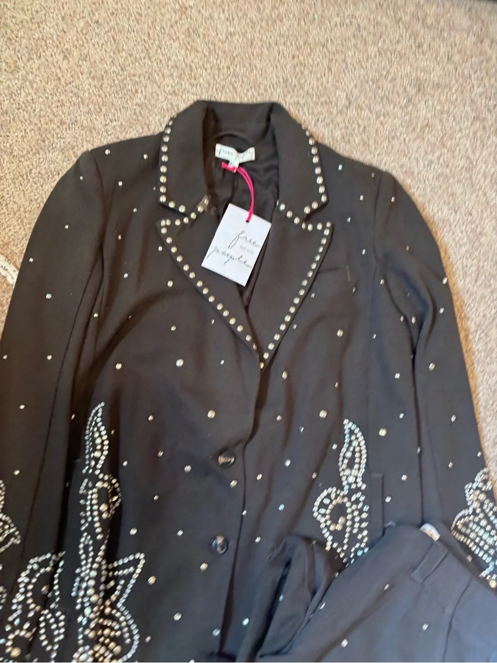 🆕Bnwt Free People Embellished Suit set